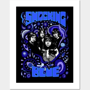 Shocking blue Posters and Art